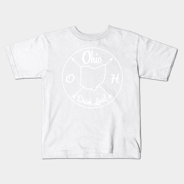 Ohio Drink Local OH Kids T-Shirt by mindofstate